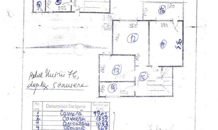 Bulevardul Unirii Rond Alba Iulia Spatiu birouri 5 camere Decomandat