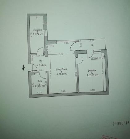Piata Unirii Apartament 2 camere Bloc Nou Centrala Parcare