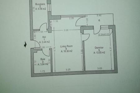 Piata Unirii Apartament 2 camere Bloc Nou Centrala Parcare