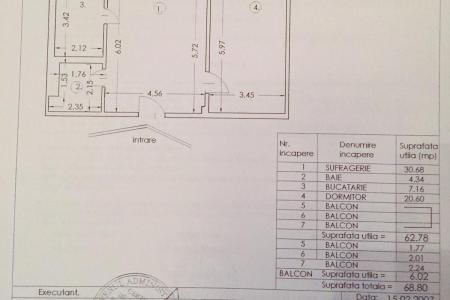 Bulevardul Decebal Muncii Spatiu birouri 2 camere 62mp