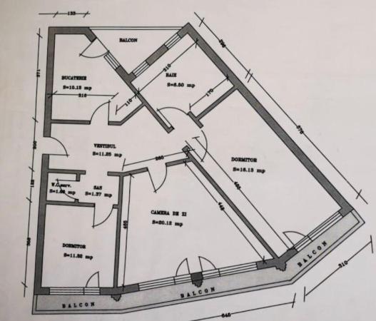 Bd Unirii Zepter Rond Alba Iulia Spatiu birouri 3 cam Decomandat