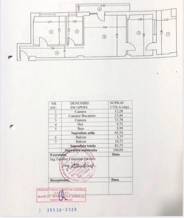 Calea Calarasi Delea Apartament 3 cam Bloc NOU Terasa Centrala