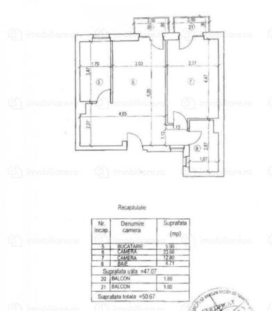 Piata Unirii Apartament Decom 2 camere Bloc Nou Centrala