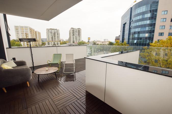 One Herastrau Towers -mobilat/utilat- nou - terasa 24 mp