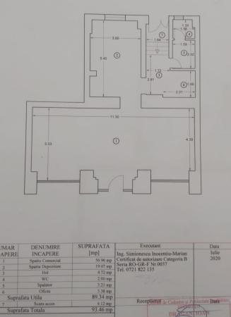Spatiu comercial - parter - incalzire in pardoseala
