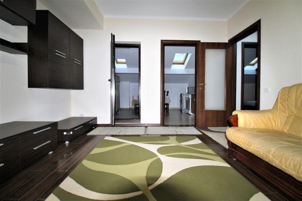 2-room apartment - attic - Bucurestii Noi - modern building - own central heatin