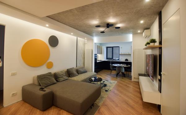 Apartament 3 camere 78 mp mobilat/utilat designer - 2 locuri de parcare - 4 City