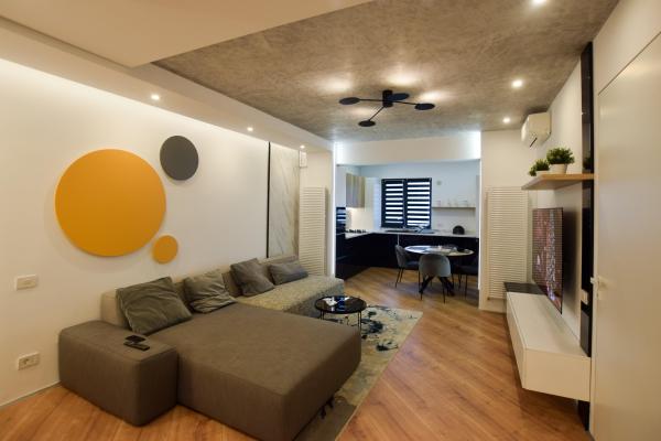 Apartament 3 camere 78 mp mobilat/utilat designer - 2 locuri de parcare - 4 City