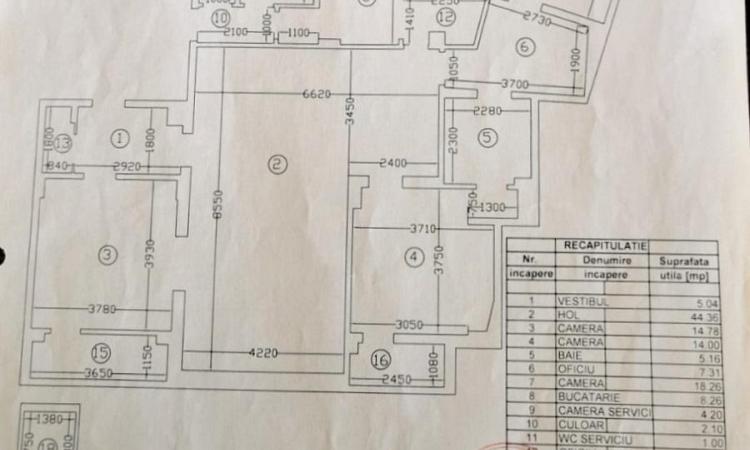 Apartament 3 camere Universitate - Intercontinental - 144mp