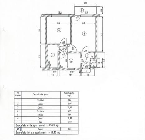 2 camere-decomandat-circular-renovat-nou-Grivita