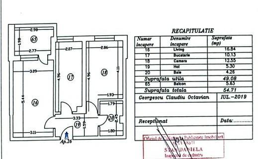 Mihai Bravu-2 camere-centrala proprie-Sos. Mihai Bravu-bloc 2021