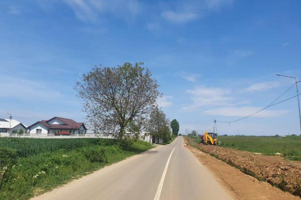 Izvorani Snagov COR parcelabil , deschidere la asfalt
