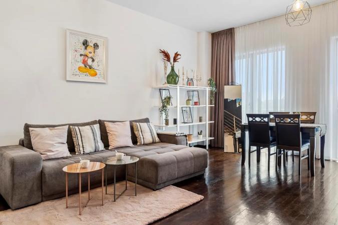 Baneasa - Sisesti, apartament 2 camere in bloc, semidec, duplex - etaj 2 si 3