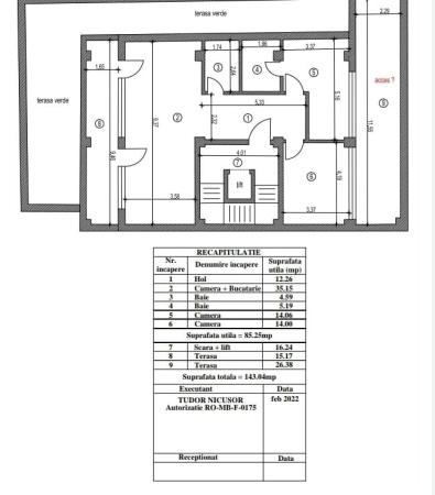 birouri-cabinete-saloane-comercial-89 mp-terasa 97 mp-Dorobanti