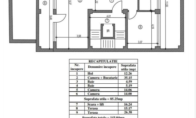 birouri-cabinete-saloane-comercial-89 mp-terasa 97 mp-Dorobanti