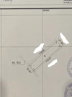 Izvorani, 2500mp deschidere la asfalt, cu toate utilitatile