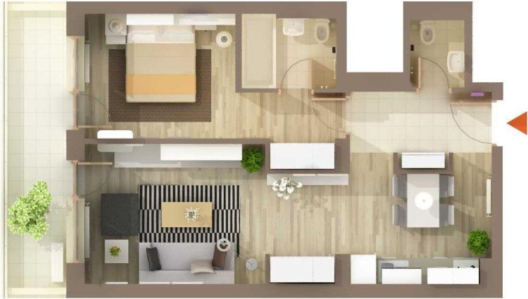 2 camere-Baneasa-COMPLEXUL PRIVIGHETORILOR-Loc de parcare