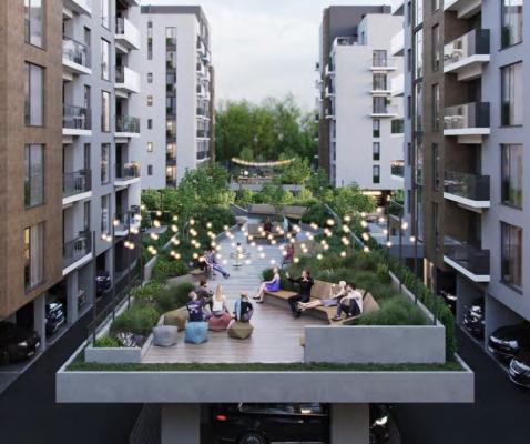 Apartamente pe maulul lacului - METROU - Lakeside Straulesti