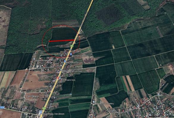 Ciolpani - Dn1 Stradal, teren intravilan, suprafata 4.676 mp