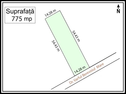 Teren intravilan de vanzare – Baneasa – Berivoiul Mare, 775 mp, ideal pentru investitie sau locuinta