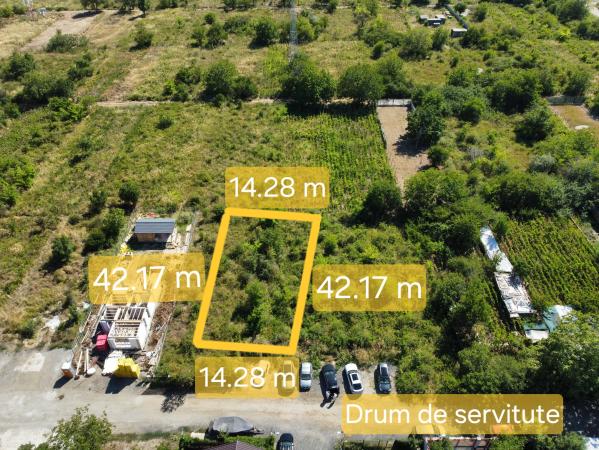 Teren Popesti-Leordeni - Intravilan - 602 mp - deschidere 14 m - Str. Sfanta Agnes