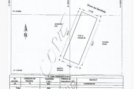 Teren Popesti-Leordeni - Intravilan - 602 mp - deschidere 14 m - Str. Sfanta Agnes