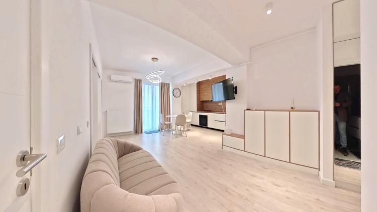 Studio dublu 2025, mobilat lux, loc de dormit separat Bucurestii Noi parcare inclusa