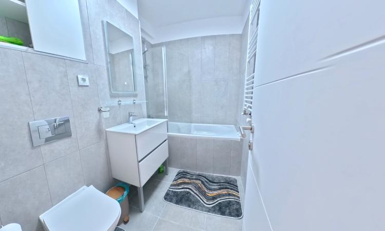 Studio dublu 2025, mobilat lux, loc de dormit separat Bucurestii Noi parcare inclusa