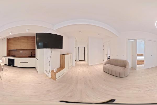 Studio dublu 2025, mobilat lux, loc de dormit separat Bucurestii Noi parcare inclusa
