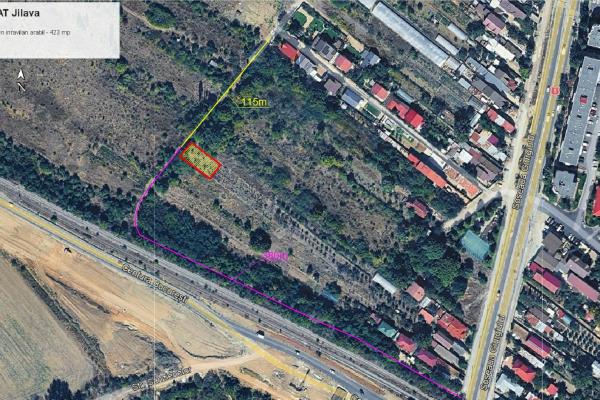 Jilava - Centura Bucuresti - teren intravilan 423 mp