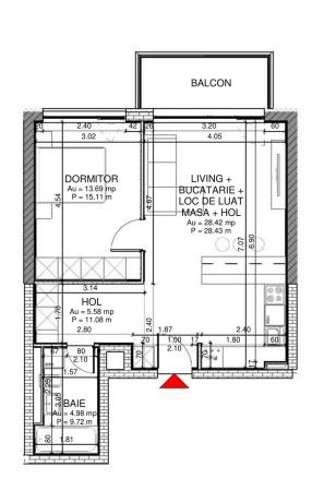 2 Camere -Arcadia Domenii -Loc de Parcare