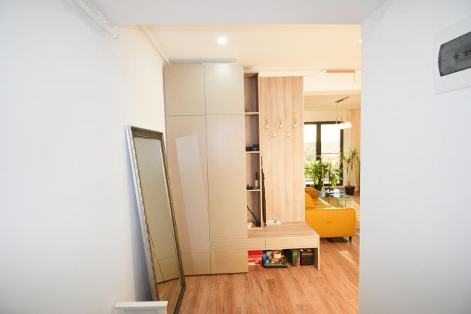 2 camere  gata de mutat Straulesti 2025  mobilat complet 2 balcoane