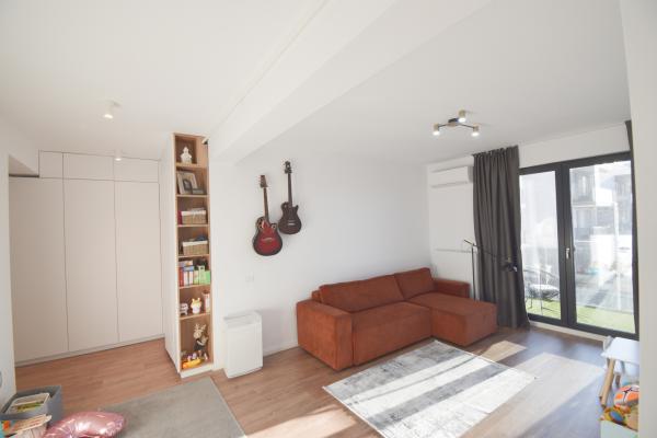 Apartament 2025 2 camere modern mobilat – Straulesti  57 mp utili plus balcon 14 mp