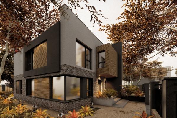 Zona Chitila – strada Ana Ipătescu | Vilă individuală cuplată P+1 | construcție 2025