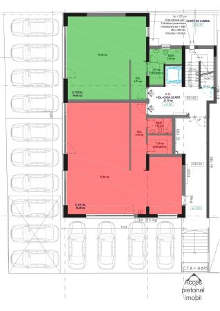 Spatiu comercial stradal, apropiere metrou Straulesti