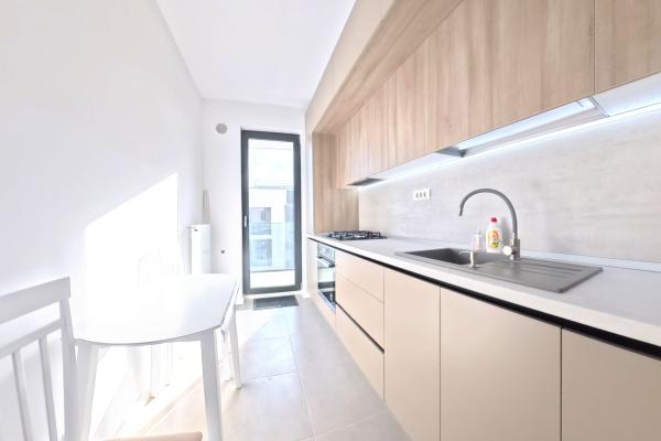 Apartament 2025 bucatarie mobilata si utilata 2 balcoane Straulesti