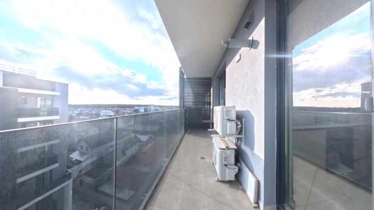 Apartament 2025 bucatarie mobilata si utilata 2 balcoane Straulesti