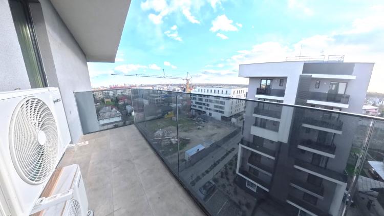 Apartament 2025 bucatarie mobilata si utilata 2 balcoane Straulesti
