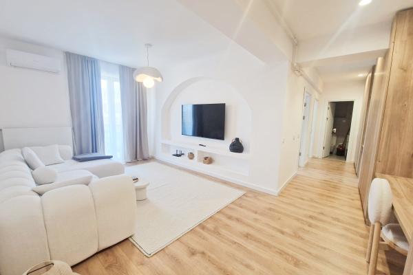 Straulesti prima inchiriere 2 camere lux bloc 2025 loc parcare inclus