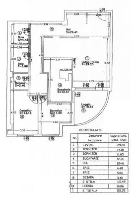 Baba Novac -Belvedere Residence- Vedere parc IOR - 3 camere 120 mp
