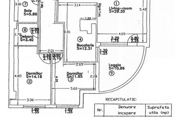 Baba Novac -Belvedere Residence- Vedere parc IOR - 3 camere 120 mp