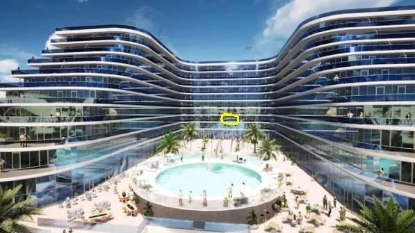 Titanic White, apartament lux, vedere frontala la mare