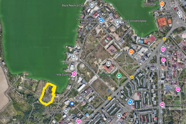 Campus Universitar, deschidere directa la lac, 14000 mp intravilan, PUZ p+11