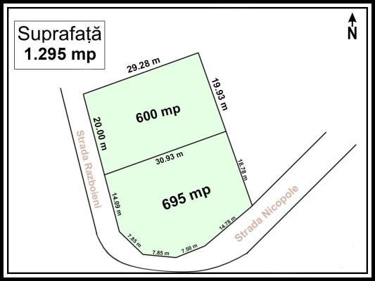 Teren intravilan cu vedere la padure – Snagov, Ghermanesti, Strada Razboieni, loturi disponibile si separat