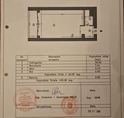 Dristor - Piata Alba Iulia - 51 mp - terasa - studio la cheie