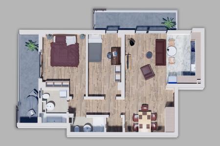 45E - 3 camere Bucurestii Noi, Metrou Straulesti Sisesti - mutare imediata