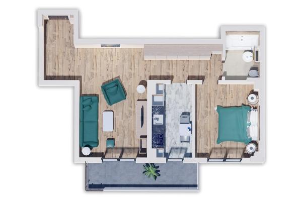 64C Ap 2 cam Magnolia Urban Residence Metrou Straulesti terasa XXL mutare imediata