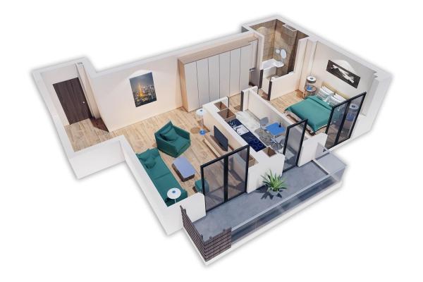 64C Ap 2 cam Magnolia Urban Residence Metrou Straulesti terasa XXL mutare imediata