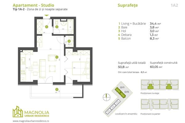 63E - Bucurestii Noi - Straulesti - Sisesti - Studio dublu finalizat 2026 mutare imediata