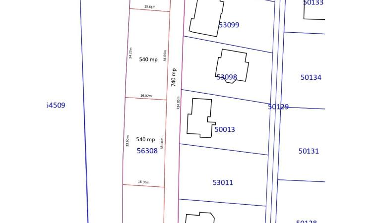 Teren intravilan Tăuții Măgherăuș , 540 mp sau 1090 mp ,ideal pentru casă!